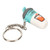 USB2.0 U Disk Support Hot Swappable Plug and Play Cartoon USB Flash Drives USB Stick for Music Movies Blue 16GB