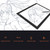 Huion L4S Protable Ultra-thin LED Light Pad Acrylic Panel LED Drawing Light Pad Powered by USB with Adjustable Brightness