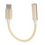 Type C To 3.5MM Aux Audio Adapter Braided Audio Headset Adapter for Letv / XiaomiYellow