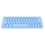 Blue 64 Key Mechanical Keyboard Support Wireless 2.4G Bluetooth 3.0 5.0 Type C Wired 5V DC RGB Keyboard for Win for IOS Blue Switch