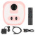 Mini Portable Projector 1080P High Definition Home Theater Projector for Android 9.0 1G 8G for Outdoor Movie Camping Pink US Plug