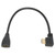 Left Angle HD Multimedia Interface Extension Cable Type A Male to Female 24K Gold Plated Plug 3D 4K Video Cable