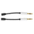 MMCX to 3.5mm Adapter Cable Gold Plated Interface OFC Core Lossless Sound MMCX Female to 3.5mm Male Cable