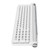 Red Switch Typewriter Mechanical Keyboard 100 Keys RGB Backlight Retro Bluetooth Gaming Keyboard for Windows for Android for IOS White
