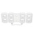 3D LED Digital Clock Dimmable Snooze Time Memory 12/24 Date Temperature Night Light 3D LED Wall Clock for Office Home