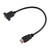 HDMI Male to HDMI A type Female Adapter Converter Extension Cable With Screw Hole 30cm