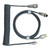 Gaming Keyboard Cable Professional Retractable Sturdy Connector Coiled Keyboard Cable for Mechanical Keyboard Silver Gray