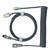 Gaming Keyboard Cable Professional Retractable Sturdy Connector Coiled Keyboard Cable for Mechanical Keyboard Silver Gray