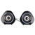 Computer Speakers Small USB Powered Plug and Play Wired Desktop Speakers with LED Light for Xbox PC SmartphoneStandard Black Color Lights