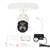 Floodlight Camera Wireless WIFI Security Camera Night Vision Motion Detection IP65 Waterproof for Home UK Plug