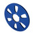 1/4 10.5 Inch Empty Takeup Reel 6 Hole Aluminum Alloy Universal Opening Machine Part Sound Tape Takeup Reel Blue