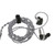 Wired Earbuds 12mm Dynamic Driver 11.6mm PZT Bone Conduction HiFi Headphone with Detachable 0.78mm 2Pin Cable Black 3.5mm Plug