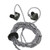 Wired Earbuds 12mm Dynamic Driver 11.6mm PZT Bone Conduction HiFi Headphone with Detachable 0.78mm 2Pin Cable Black 3.5mm Plug