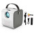 HD 1080P Portable Projector with Bluetooth Speaker Fuction for Home Cinema Office 100‑240VBasic US Plug