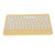 Wireless Keyboard Stable Connection Mobile Phone Tablet Laptop Accessories for IOS for Android for WindowsYellow