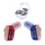 CN127 1 Pair Hearing Aid Headphones Rechargeable Digital Hearing Aid Earphones with Charging Case for Elderly