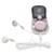 MP3 MP4 Player 1.77 Inch LCD Screen Portable Music Player with Speaker FM Radio Recorder E Book Film Viewing Fingertip Gyroscope Pink with 32GB Memory Card