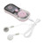 MP3 MP4 Player 1.77 Inch LCD Screen Portable Music Player with Speaker FM Radio Recorder E Book Film Viewing Fingertip Gyroscope Pink with 32GB Memory Card