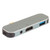 Type C Hub PD Charging Port Hot Plug Function 4K 60Hz 10Gbps Aluminum Alloy USB C Hub for Android for Win for OS X