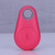 Mini Bluetooth Smart Pet Child Locator Wallet Key Finder Tracker For iPhone Pink