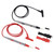 Ultra Sharp Multimeter Probe Precise 1000V 20A Gold Plated Probe Leads with Alligator Pliers