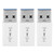 3Pcs USB3.0 Male to Type C Female Adapter Connector Universal Electronic Converter(White )