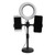 Mobile Phone 2Pcs Clips Stand with 6in LED Ring Light Fill Light Bracket for Live Stream