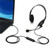 USB Headset with Microphone Noise Cancelling Computer Headphones for Business Call Center Office
