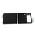 Flip Phone Back Cover Replacement with Pre Installed Tape Camera Lens Tools Back Glass Housing Door for Galaxy Z Flip 3 Z Flip 3 5G F711 Black