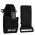 20D Nylon Arm Pack Black Wear Resistant Walkie Talkie Pouch Bag