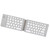 Foldable Wireless Keyboard Rechargeable Long Standby Pocket Size Portable Keyboard for Smartphone Tablet Laptop Travel White