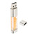 U Disk Personalized Diamond HighSpeed Transmission Car USB2.0 Flash Drive Storage Device(Yellow Diamond 128GB)
