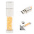 U Disk Personalized Diamond HighSpeed Transmission Car USB2.0 Flash Drive Storage Device(Yellow Diamond 128GB)