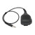 Shoulder Microphone Tensile Cold Resistance PU Line Heavy Duty Speaker Microphone for Walkie Talkie
