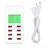 40W 8 Port Fast Smart USB Charger Charging Station w/ LCD for iPhone/iPad/Andoird Cellphone
