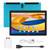 10.1 Inch Tablet 6GB RAM 128GB ROM Octa Core Processor Support 2.4GHz FHD 6000mAh 5G WiFi Tablet for Android 10 100‑240V AU Plug Blue