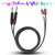 1.5M Gold Plated Plug Aluminum Alloy Housing Dual RCA to Dual 6.35 Mono Audio Cable