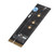 M.2 Nvme Key M SSD to PCI- E 4X Vertical Riser Card with Heat Sink for M.2 2230 / 2242 / 2260 /2280