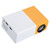 Mini Projector 1080P Full HD Portable LED Projector Home Theater Movie Projector for Kids 100‑240V Yellow White UK Plug