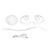 Language Translator Earhooks Bluetooth 5.3 Support 144 Languages Online Translation Wireless Translator Earbuds Device for Music and Calling White