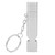 Flash Drive 2 in 1 Design Portable Waterproof USB2.0 Memory Stick with Whistle for Information Storage Data Transmission256GB