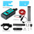 Motorcycle USB Charger Dual USB Motorcycle Quick Charge 3.0 with Voltmeter 1.4m OT Extension Cable for DC12-24V Cars, Motorcycles, DSUVs, Boats