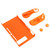 Protective Case Cover with PC Shell Silicone Button Cap Kit for Switch Game Console