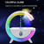 Humidifier Anti-gravity Design Cool Mist Humidifiers Humidifier Integrated Switch 350ml Large Capacity Colorful Dazzling Lights Double Power-off  Fast Humidification Speed Baby Humidifier