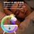 Humidifier Anti-gravity Design Cool Mist Humidifiers Humidifier Integrated Switch 350ml Large Capacity Colorful Dazzling Lights Double Power-off  Fast Humidification Speed Baby Humidifier