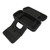 Handheld Console Carry Case Hard Shell Built in Storage Card Slot Stand Protective Travel Bag with Handle for Steam Deck Black