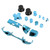 Electroplating Button Replace Left Right ABXY for Xbox One Slim Gamepad ControllerBlue