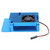 Single Fan Heat Sink CNC Protective Cover for Raspberry Pi 4 Aluminum Alloy Case RadiatorBlue