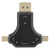 3 in 1 MultiFunction Adapter HD/DP/Mini DP to HDMI Converter for Laptop Accessories D63A