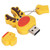 Memory Stick USB2.0 High Speed Plug and Play Data Storage Durable Practical USB Flash Drive for Home Office Travel128GB